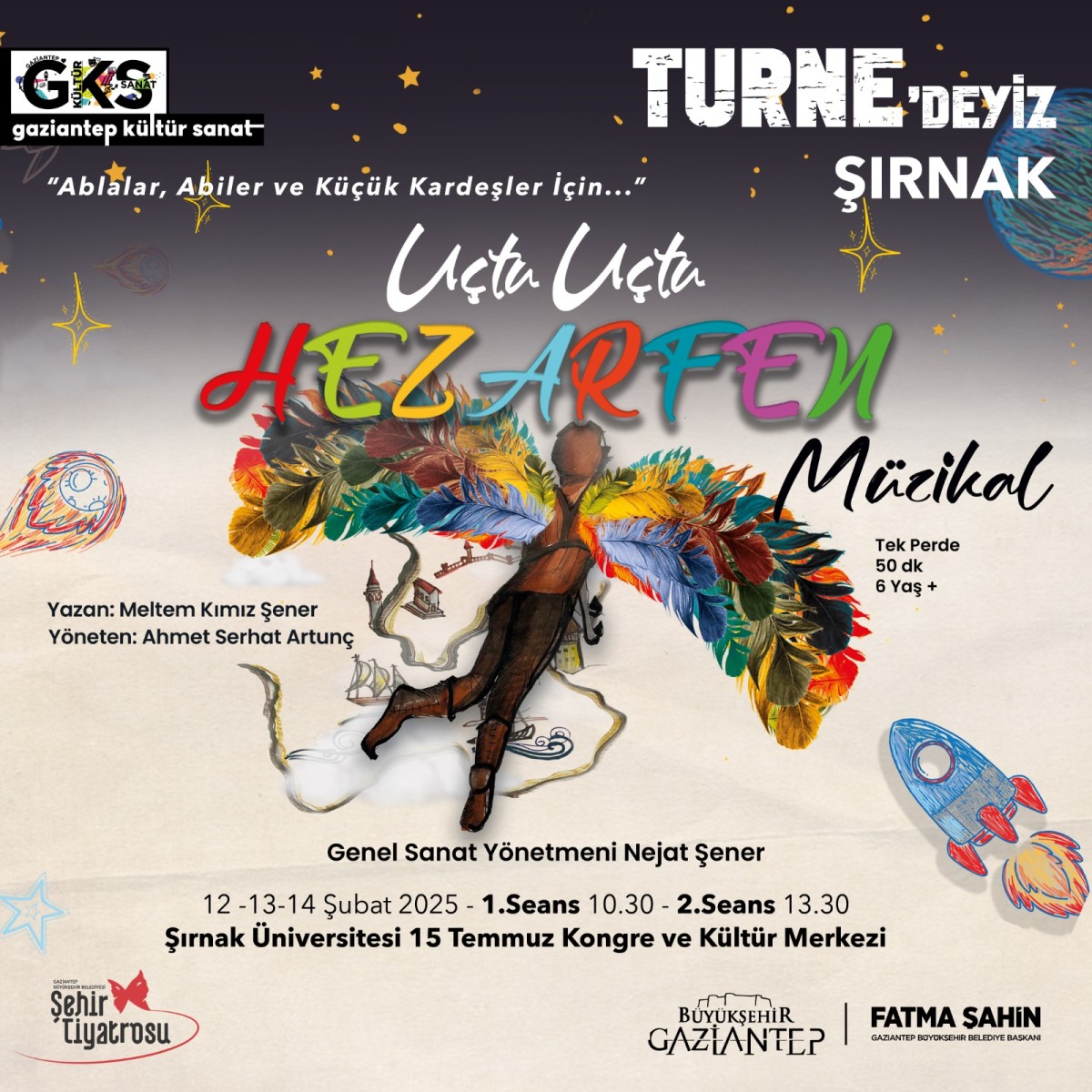 Uçtu Uçtu Hezarfen Şırnak’ta!