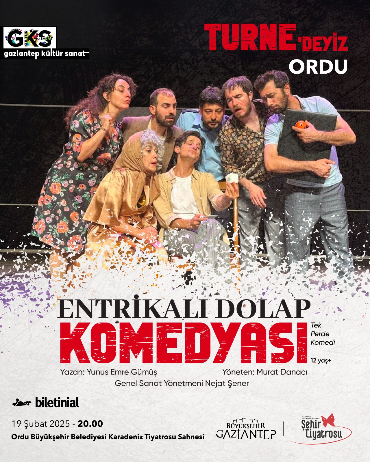 🎭 Gaziantep Şehir Tiyatrosu Ordu’da!