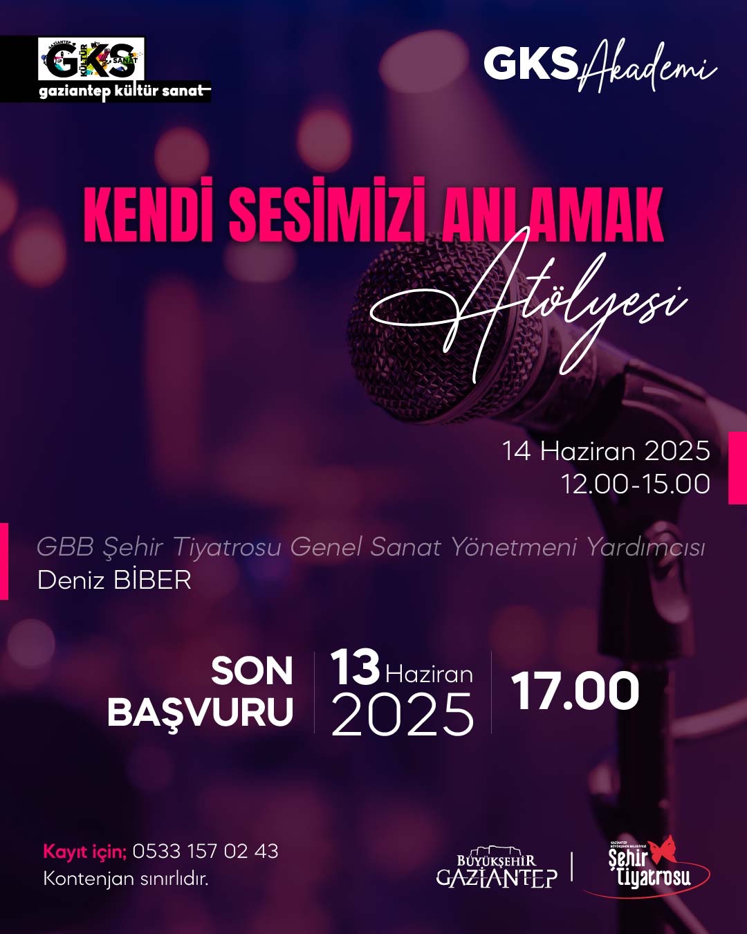 🎙️ Kendi Sesimizi Anlamak  Atölyesi