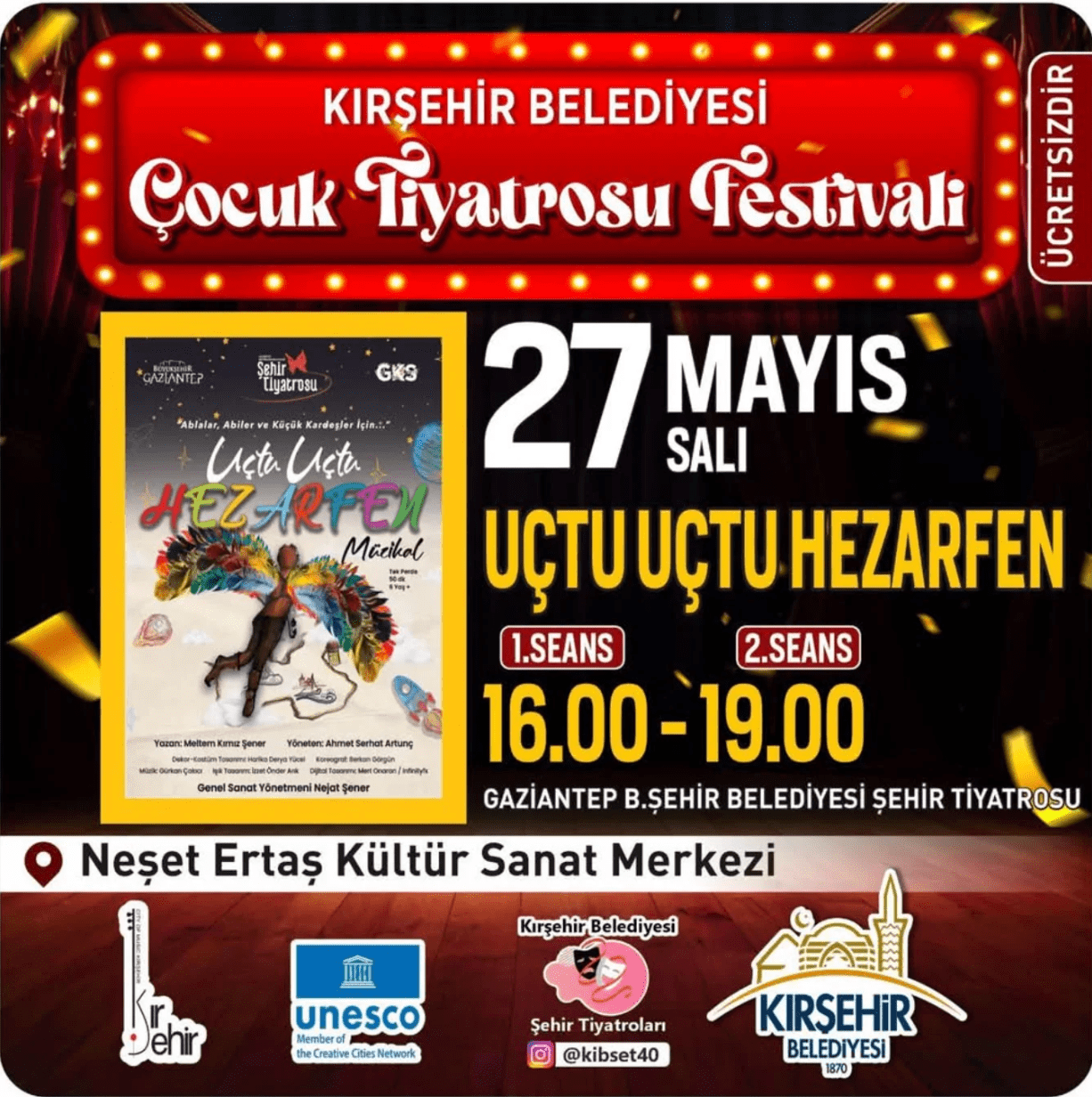 Uçtu Uçtu Hezarfen Kırşehir’de